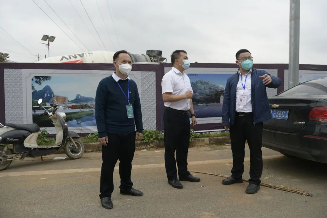 覃子骅到宁明县督导疫情防控和复工复产复学工作